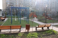 გლდანის რაიონში სამი სკვერი მოეწყო