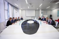 ნათია თურნავა ავსტრიის რესპუბლიკის ტრანსპორტის, ინოვაციებისა და ტექნოლოგიების მინისტრს ანდრეას რაიხჰარდტს შეხვდა