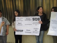 LGBT-საქართველოს წევრებმა თურქეთის საელჩოში წერილის შეტანა სცადეს