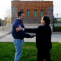 მიხეილ სააკაშვილმა პალერმოს მერს ყვარელში უმასპინძლა  მიხეილ სააკაშვილმა პალერმოს მერს ყვარელში უმასპინძლა