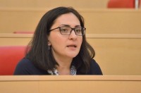 სოფო კილაძემ საქართველოს უზენაესი სასამართლოს მოსამართლეობის კანდიდატ მირანდა ერემაძეს კითხვები დაჩი ცაგურიასთან დაკავშირებით მიღებულ გადაწყვეტილებაზე დაუსვა