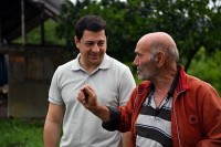 პარლამენტის თავმჯდომარე  ოზურგეთს ესტუმრა