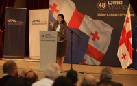  სალომე ზურაბიშვილი გარდაბანში ამომრჩევლებს შეხვდა