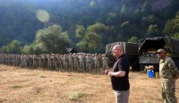 ბორჯომის ხეობაში შეიარაღებული ძალების სპეციალური ტექნიკა და ცეცხლმაქრი საშუალებები შეიტანეს