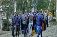 ხარაგაულში ბეჟათუბნის სარკინიგზო გვირაბის მშენებლობაზე დასაქმებულები გაიფიცნენ 