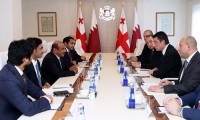 გიორგი გახარია ყატარის ტრანსპორტისა და კომუნიკაციების მინისტრს შეხვდა