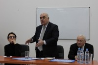 ვახტანგ ყოლბაიამ აფხაზეთში არსებულ მდგომარეობასა და პრობლემების მოგვარების გზებზე ლექცია წაიკითხა