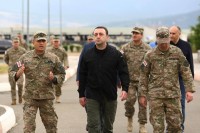 თავდაცვის მინისტრი ინფრასტრუქტურულ სამუშაოებს ეცნობა