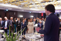ბელგრადში ქართული პარლამენტარიზმის 100 წლისთავისადმი მიძღვნილი მიღება გაიმართა