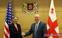 ლევან იზორია ევროპისა და ევრაზიის საკითხებში აშშ-ის სახელმწიფო მდივნის თანაშემწის მოადგილეს შეხვდა 