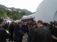 აჭარის მთავრობის წარმომადგენლები სარფის საბაჟოსთან შეკრებილ მოქალაქეებს შეხვდნენ