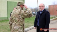 ლევან იზორიამ ვაზიანში ქართველ არტილერისტებს პროფესიული დღე მიულოცა