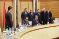  დიმიტრი ქუმსიშვილმა და ბელარუსის პრემიერის მოადგილემ მთავრობათაშორისი კომისიის სხდომის ოქმს  მოაწერეს ხელი