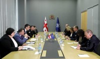გიორგი გახარია ნატოს საზღვაო ძალების სარდლის მოადგილეს შეხვდა