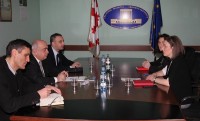 ვახტანგ ყოლბაია ლტოლვილთა დანიის საბჭოს წარმომადგენლებს შეხვდა