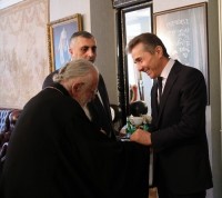 სრულიად საქართველოს კათოლიკოს-პატრიარქი ბიძინა ივანიშვილს შეხვდა