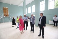 მიხეილ ჩხენკელმა სოფელი ბახვის საჯარო სკოლის სარეაბილიტაციო სამუშაოები მოინახულა
