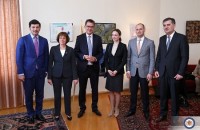 საქართველოს საგარეო საქმეთა მინისტრი გერმანიის ფედერაციული რესპუბლიკის ელჩის რეზიდენციაში საზეიმო მიღებას დაესწრო