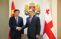 დიმიტრი ქუმსიშვილი ჩინეთის ეროვნულ-პოლიტიკური საკონსულტაციო საბჭოს თავმჯდომარის მოადგილეს შეხვდა