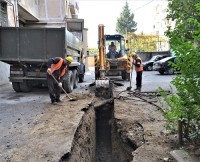 ნაძალადევის რაიონში შვიდ მისამართზე მიწისქვეშა კომუნიკაციების რეაბილიტაცია მიმდინარეობს
