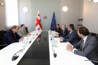 მიხეილ ჩხენკელი გლობალური საგანმანათლებლო ქსელის პრეზიდენტს შეხვდა