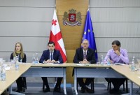 შინაგან საქმეთა მინისტრის პირველი მოადგილე კახაბერ საბანაძე ევროკავშირის მიერ დაფინანსებული პროექტის მმართველი საბჭოს შეხვედრას დაესწრო
