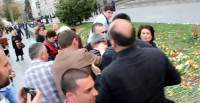 9 აპრილის მემორიალთან ინციდენტი მოხდა