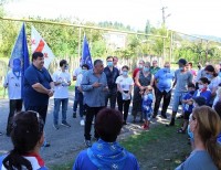 „ქართული ოცნების“ ოზურგეთის, ლანჩხუთის და ჩოხატაურის მაჟორიტარი დეპუტატობის კანდიდატი ვასილ ჩიგოგიძე ჩოხატაურში მოსახლეობას შეხვდა