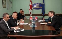 ვახტანგ ყოლბაია საქართველოში ბრიტანეთისა და ჩრდილოეთ ირლანდიის გაერთიანებული სამეფოს ელჩს შეხვდა
