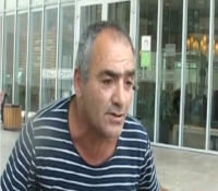 შშმ პირი ოზურგეთის საპატრულო პოლიციის წინ თავის დაწვით იმუქრება 