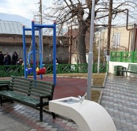 ჩუღურეთის რაიონში ახალი სკვერი გაიხსნა