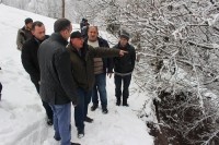 ადგილობრივი ხელისუფლების წარმომადგენლებმა სოფელ პანტნარში სტიქიის კერა დაათვალიერეს