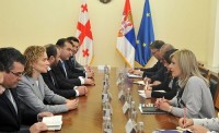პარლამენტის დელეგაცია ევროპული ინტეგრაციის საკითხებში სერბეთის რესპუბლიკის გამოცდილებას გაეცნო