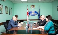 რუსლან აბაშიძე USAID-ის საქართველოს მისიის დირექტორს შეხვდა
