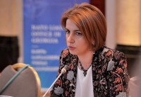 თამარ ჩუგოშვილი საიდუმლო ინფორმაციაზე პარლამენტის წვდომის კვლევის შედეგების პრეზენტაციაზე სიტყვით გამოვიდა