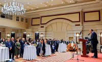 ყაზახეთში ქართველოს პირველი დემოკრატიული რესპუბლიკის დაარსების 100 წლის იუბილესადმი მიძღვნილი საზეიმომიღება გაიმართა