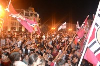 ქდმ-ს ლიდერები ბათუმში ერას მოედანზე მოსახლეობას შეხვდნენ  