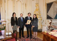 სოფო კილაძე და ანრი ოხანაშვილი ავსტრიის რესპუბლიკის მთავრობის სპიკერს შეხვდნენ