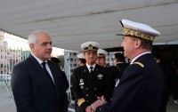 გიორგი მღებრიშვილი ნატო-ს შენაერთის საფლაგმანო ხომალდზე გამართულ ოფიციალურ მიღებაზე სიტყვით გამოვიდა