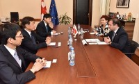 იაპონიის ელჩი საქართველოს პარლამენტს ესტუმრა
