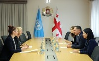შინაგან საქმეთა მინისტრი საქართველოში გაეროს განვითარების ფონდის მუდმივ წარმომადგენელს შეხვდა
