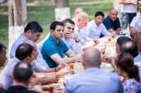 საქართველოს პარლამენტის თავმჯდომარე მარნეულში იმყოფებოდა