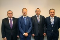   დიმიტრი ქუმსიშვილი და კობა გვენეტაძე კაპიტალის ბაზრის განვითარების საკითხებზე EBRD-ის წარმომადგენლებს შეხვდნენ