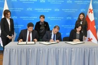 საქართველოს პარლამენტს, ათასწლეულის გამოწვევის ფონდსა და აშშ-ის სან დიეგოს სახელწიფო უნივერსიტეტს შორის ურთიერთთანამშრომლობის მემორანდუმი გაფორმდა