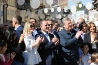 დავით ნარმანია და გიორგი კვირიკაშვილი„ახალ ტფილისში“ თბილისობის ღონისძიებებს დაეწრნენ