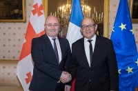 ლევან იზორია ფრანგ კოლეგას შეხვდა