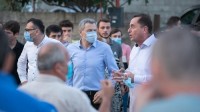 რესან კონცელიძე და ტიტე აროშიძე ანგისის დასახლების მცხოვრებლებს შეხვდნენ