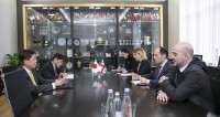 ლევან დავითაშვილმა იაპონიის ელჩთან გამოფენის „საქართველო – ღვინის სამშობლო” მიმდინარეობის საკითხები განიხილა