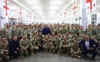 თავდაცვის მინისტრი ახალ წელს სამხედროებთან ერთად შეხვდა თავდაცვის მინისტრი ახალ წელს სამხედროებთან ერთად შეხვდა