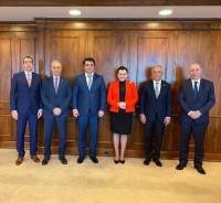 პარლამენტის დელეგაცია რუმინეთის კულტურისა და ეროვნული იდენტობის მინისტრს შეხვდა